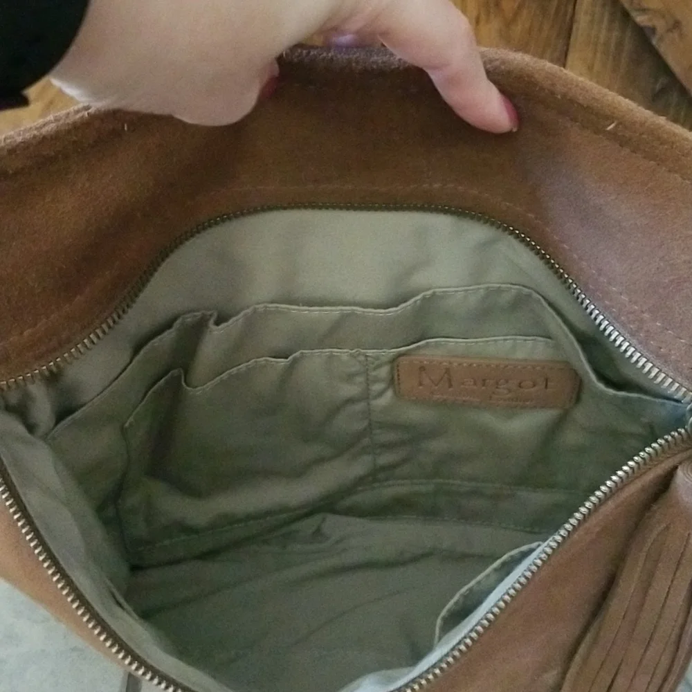 Margot Suede Crossbody Bag - Picture 8 of 12